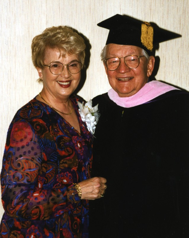 Brock receives honorary doctorate from Trevecca Nazarene University, 1995